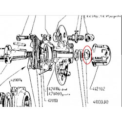 Double  key for: - drain plug - nut shaft wheel