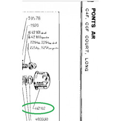 Clef chapeau de moyeu pour C4F / C6F 1000KG / C4G / C4 MFP / C6G / C6G MFP