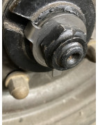 Lock washer for the hub nut on the axle shaft.