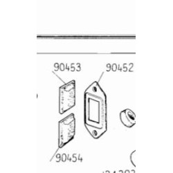 Platine de butée de porte haute et basse pour C4 / C6