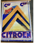 Affiche publicitaire "C4F C6F Citroën"
