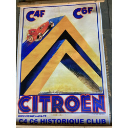 Affiche publicitaire " C4F C6F  CITROEN"
