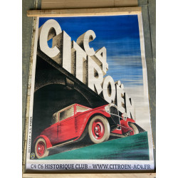 Affiche publicitaire  "C4 Citroën"
