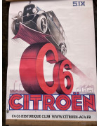 Affiche publicitaire "C6 Citroën"