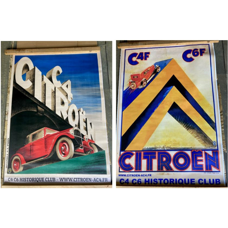 2 affiches publicitaires Citroën - Ensemble 1