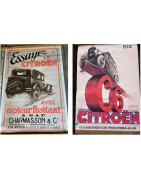 2 affiches publicitaires Citroën - Ensemble 2