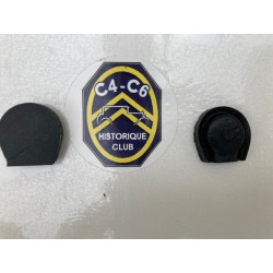 Engine hood attachment pad