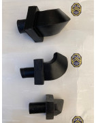 Embout pour pare-choc arrière Chromos -  Grand modèle pour Citroën C4G - C6G