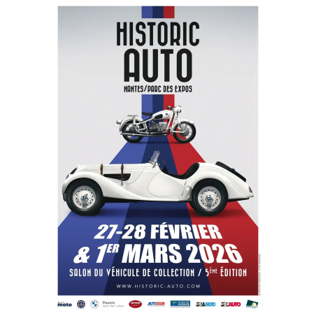 Billet Salon Historique auto de Nantes - 27, 28 février et 1er mars 2026