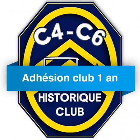 Adhésion au C4 C6 Historique Club - 1 an