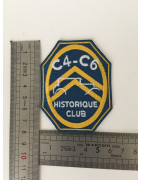Ecusson à coudre C4 C6 Historique Club
